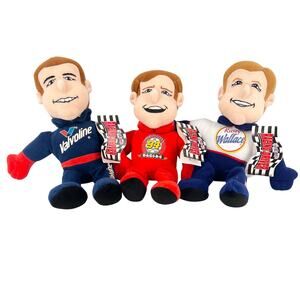 90s NASCAR driver figures Mark Martin Bill Elliott Rusty Wallace 1990s vintage